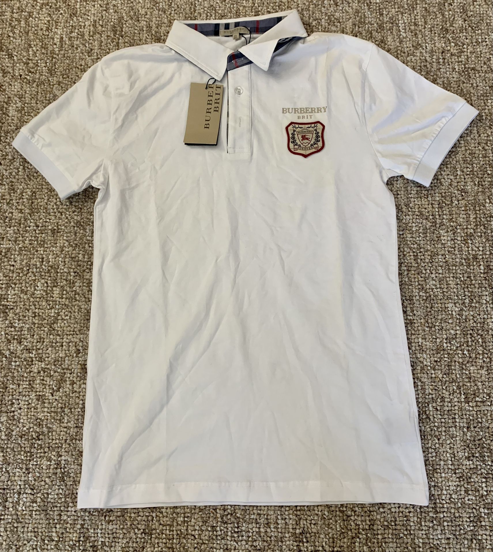 Burberry Brit Men’s White T-shirt XXL (Stretchy)