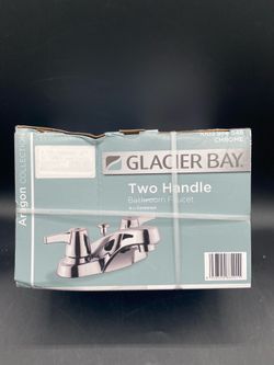 Two Handle Bathroom Faucet 4in Centerset