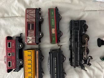 Vintage 1950s Marx O Gauge #999 Locomotive and Train Car Set