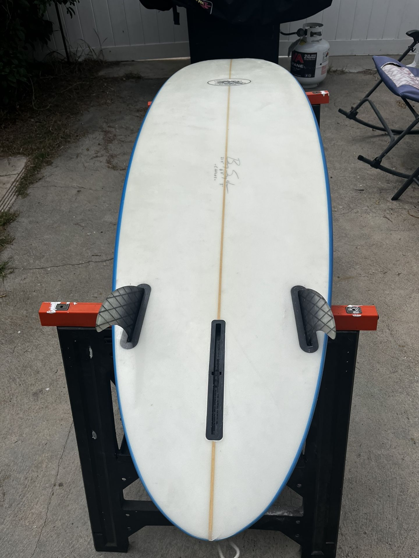 Barry Snyder 6’6 Big Guy Shortboard 3” Thickness 2+1 Set Up for Sale in