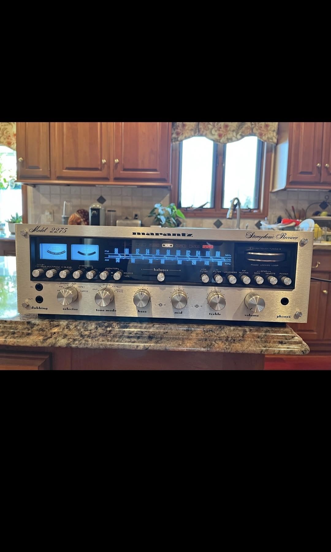 Vintage Marantz 2275 Receiver with Original Box, Shipping Materials and Manuals
