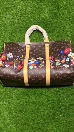 LV Murakami Smiley Flower Keepall 45