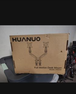 Desk mount monitor mount for 2 screens
