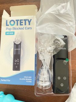 Ear Pressure Relief Device for Flying & Diving, Unblock Eustachian Tube & Balancing Ear Pressure to Relieve Tinnitus and Earache,Adjustable Airflow, R
