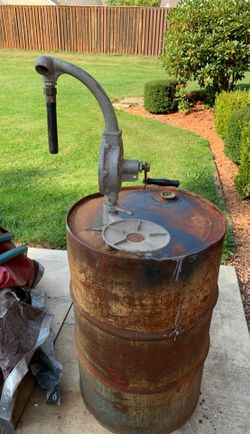 55 gal drum & pump