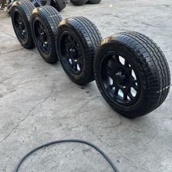 20x9 Ultra Wheels 6x5.5 Chevy And Toyota 4 New Falken Tires 