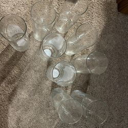 10.5”x3.5” Hurricane Vases