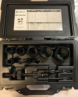 Greenlee hole saw kit