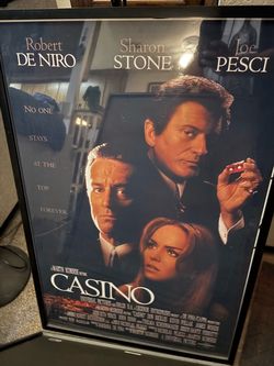 Casino poster framed