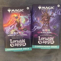 Magic The Gathering Lorwyn Eclipsed Commander Decks Set Of 2 