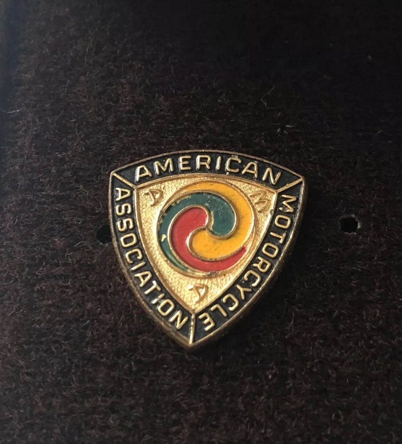Vintage American Motorcycle Association Lapel Pin