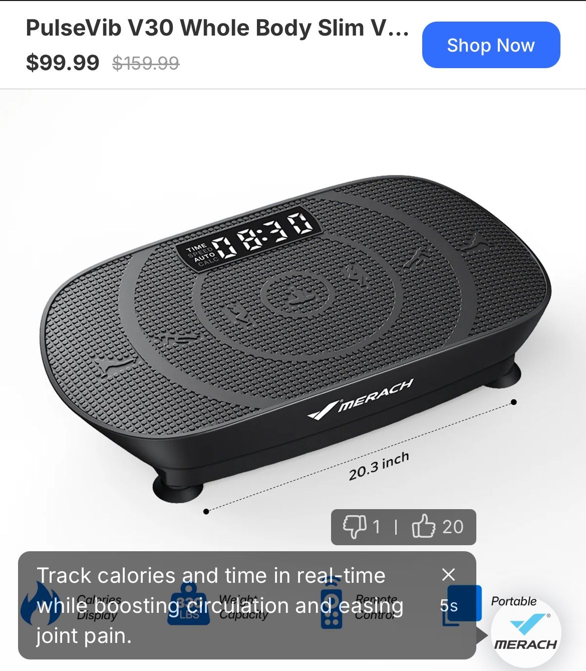 Mini Vibration Plate For Exercise 