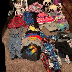 LOTS LOTS OF GIRLS STUFF with 2t Boys Clothes 
