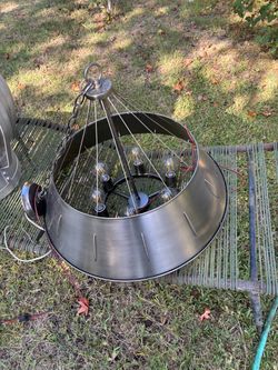Metal Ceiling mounted light fixture dining room bedroom
