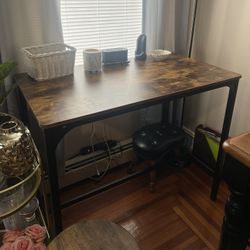 Rustic Style Counter Height Table 