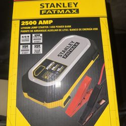 Stanley FATMAX 2500 Amp Jump Starter (Brand New)