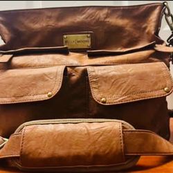 Kelly Moore Leather Camera Bag w/ Insert DSLR Photography Purse