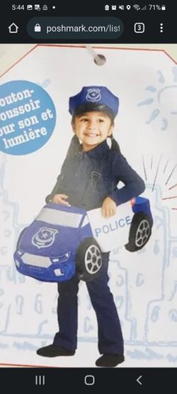 Police Car Halloween Costume 🎃 
