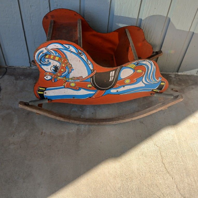 Antique Child's Rocking Horse