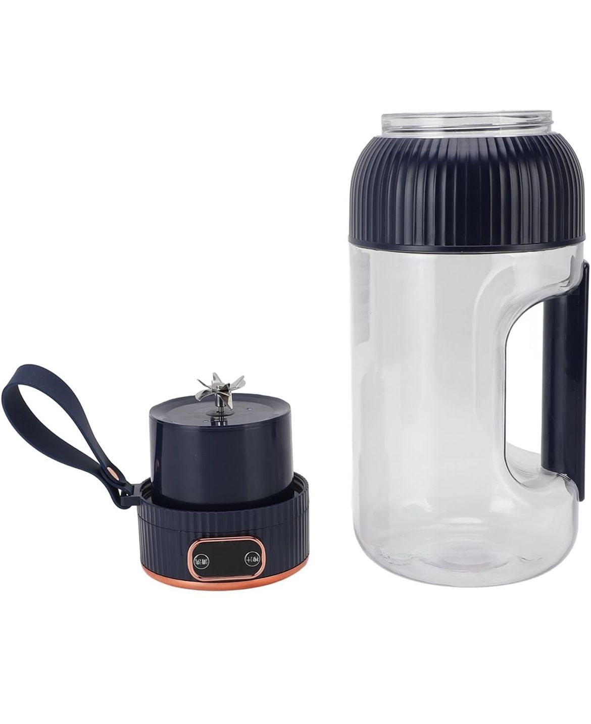 Portable Juicer Cup, 150W 1200ml Multifunctional Mini Travel Blender for Gym Home Office Sports Outdoor, Mini Juicer Cup, Mini Blending Cup, Portable