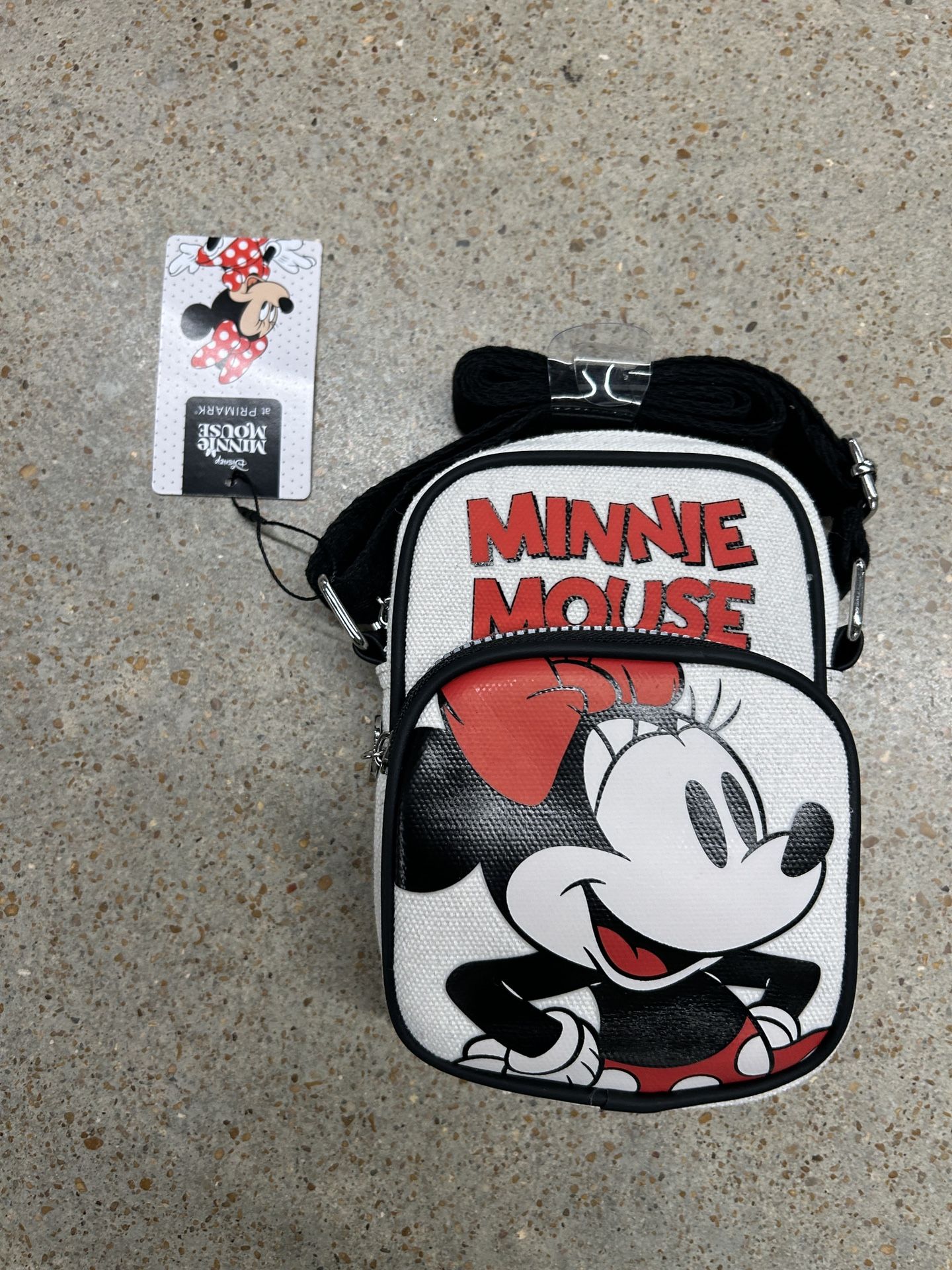 NWT licensed Minnie Mouse phone pouch Crossbody Bag 