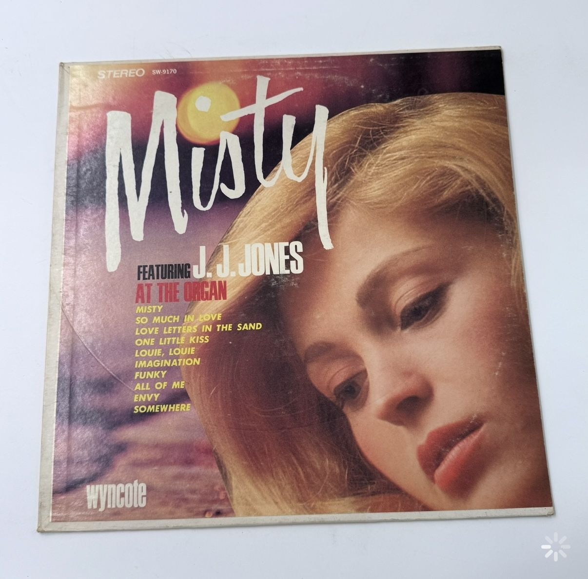 Misty JJ Jones at the Organ Jazz LP Vinyl Wyncote SW 9170 Stereo Record Album