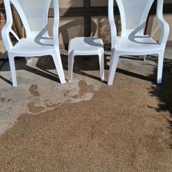Patio Chairs Table