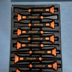 Snap-on Tools 10 pc Soft Grip Punch and Chisel Set
