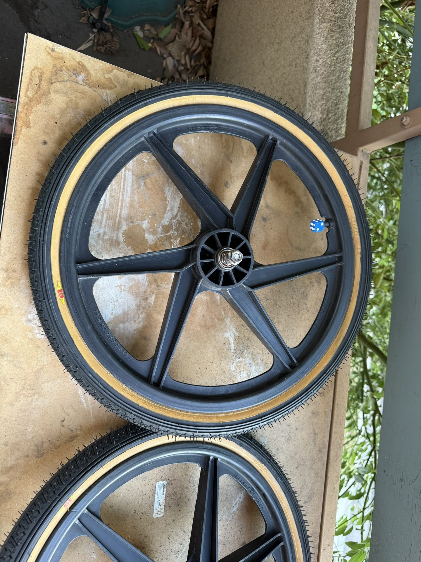 Pair of Black OGK Mags w/ Tires