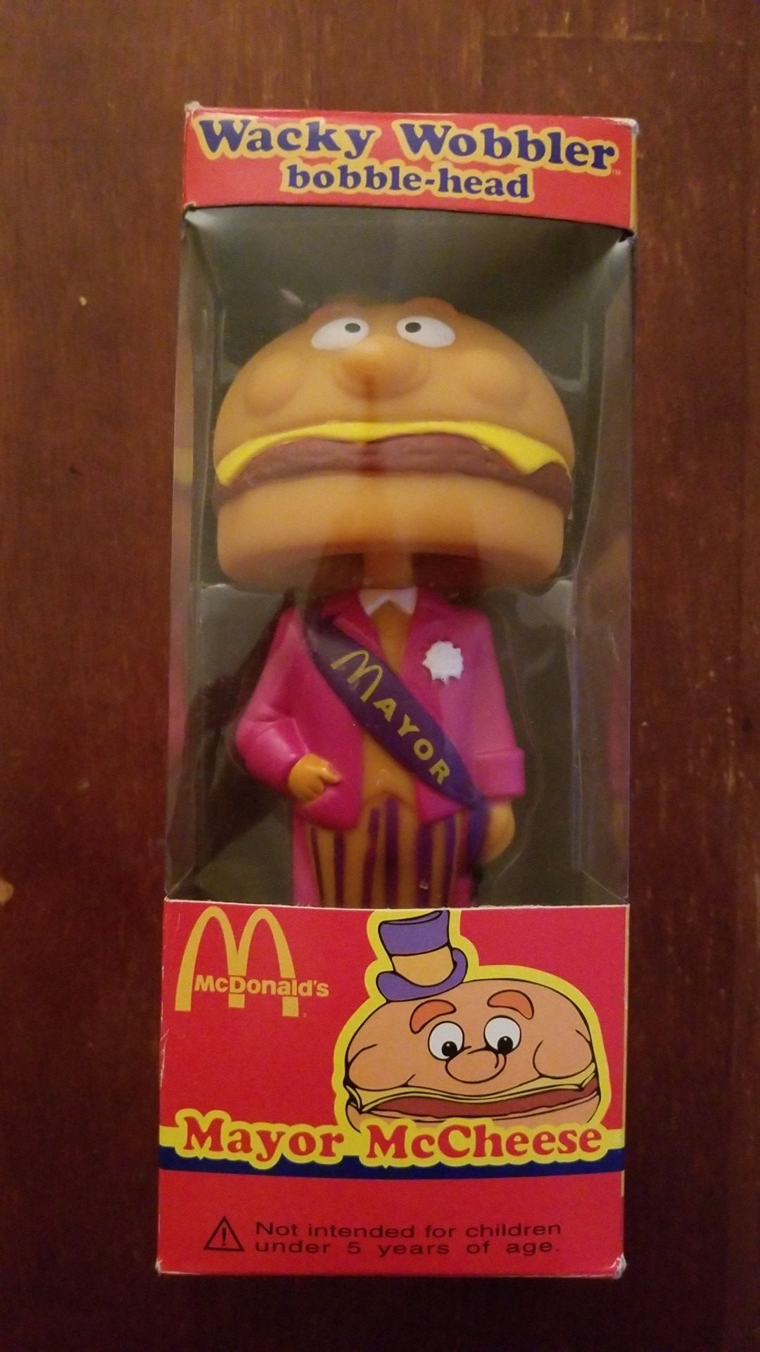 Mayor McCheese Collectible Bobblehead Toy with Box