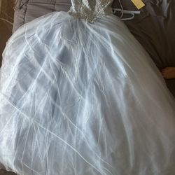 Light Blue Quince Dress 