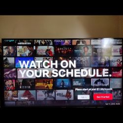 Samsung 50 In 50" Smart TV 4K video, movie Smart connection with blue tooth, WiFi