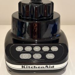 KitchenAid KSB50B Ultra Power 5 Speed Black Blender Base Only Needs Coupler