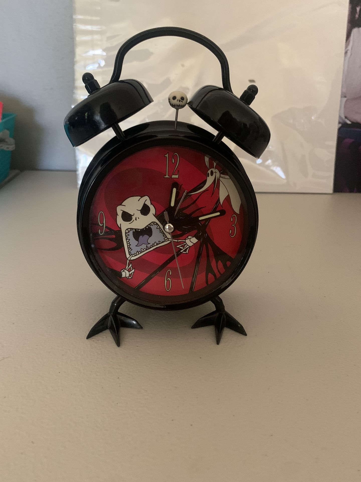 Vintage Nightmare Before Christmas Alarm Clock ~ RARE ! 