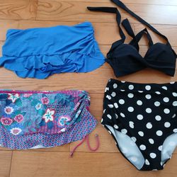 Womens Swimsuit With 2 Exta Bottoms