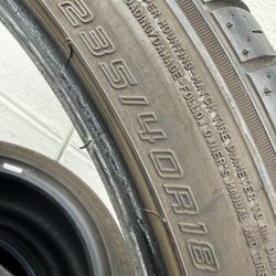 235/40/18 Sumitomo (1 Only) Like New $40.00