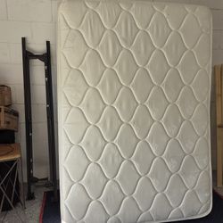 Full Mattress & Boxspring with Bed Frame