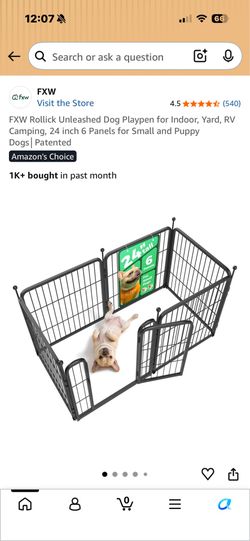 Dog play pin fence panels