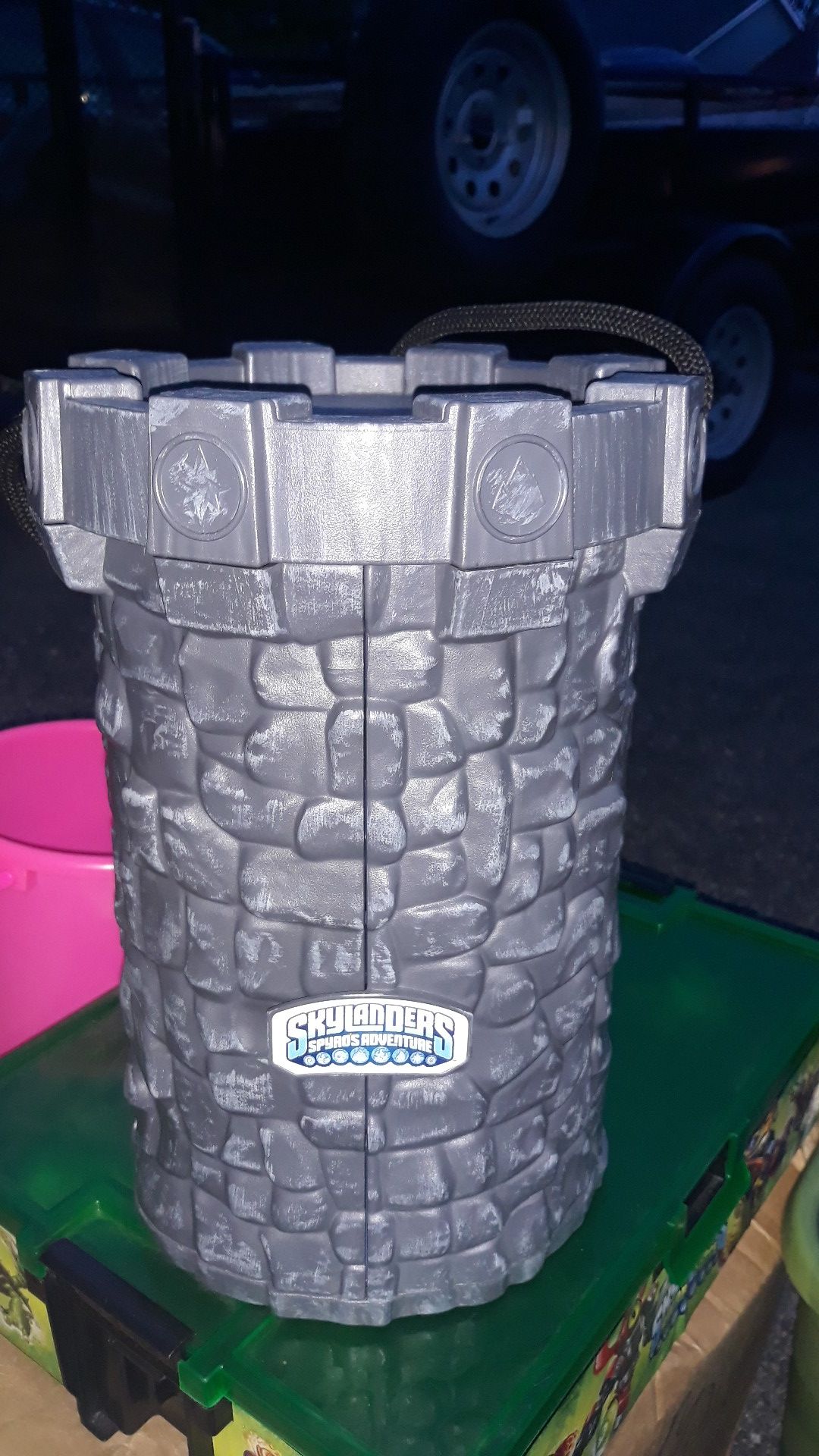 Skylanders castle plus 13 skylanders and storage $30