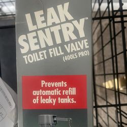 TOILET LEAK VALVE ( LEAK SENTRY) Brand New