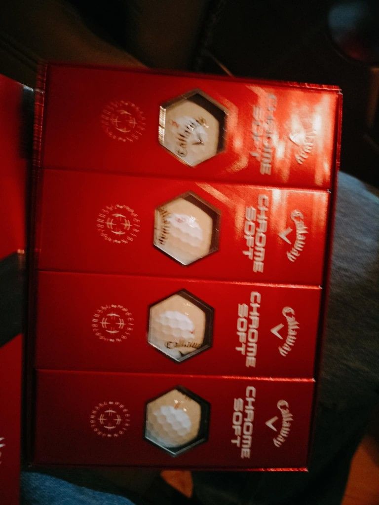 New Callaway Chrome Soft Golf Balls
