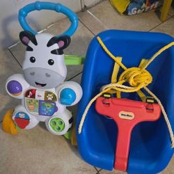 Baby swing and toy