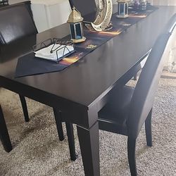 Dining table with 3 chairs, $430 or best offer