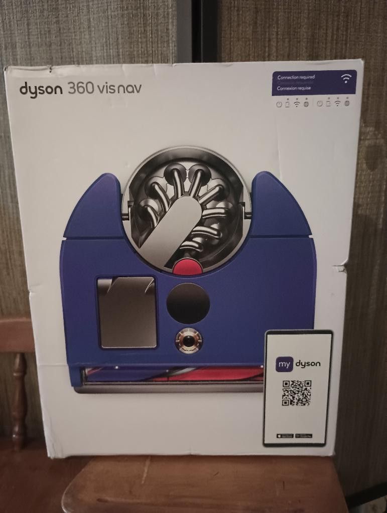 Dyson 360 VisNav Robot Vacuum: Cordless, HEPA Filter, Multi-Surface, Lithium Battery, 3 Speeds, Purple