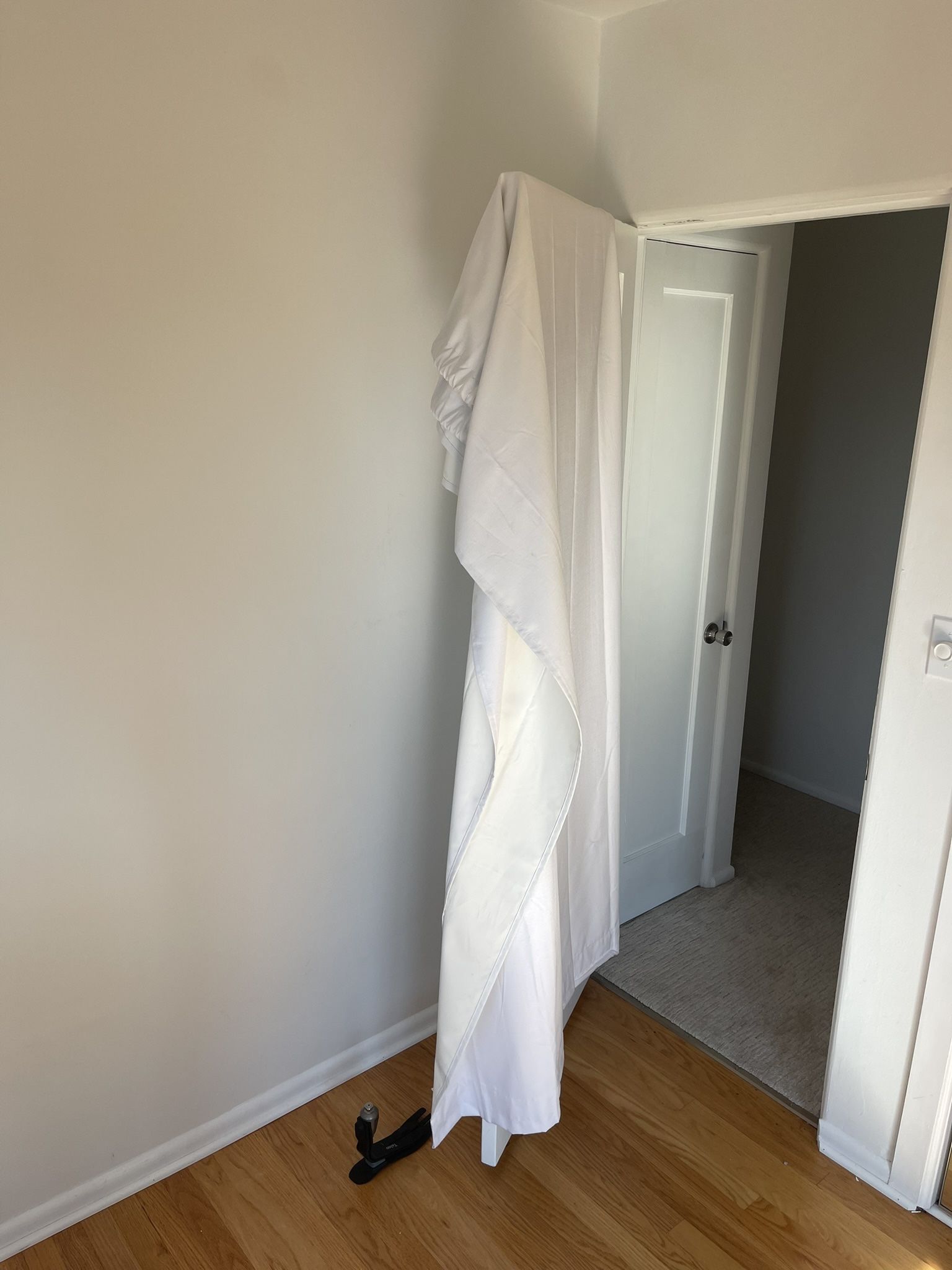 White Blackout Curtains 