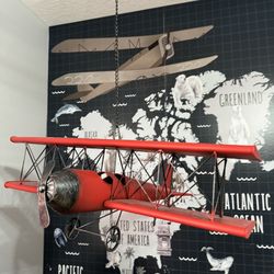 Antique Airplane Decoration 