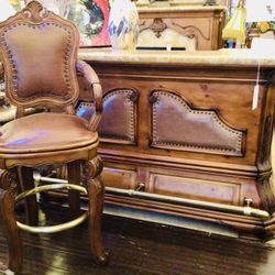 AICO By Michael Amini TUSCANO Bar + 2 Barstools OFFER!!!