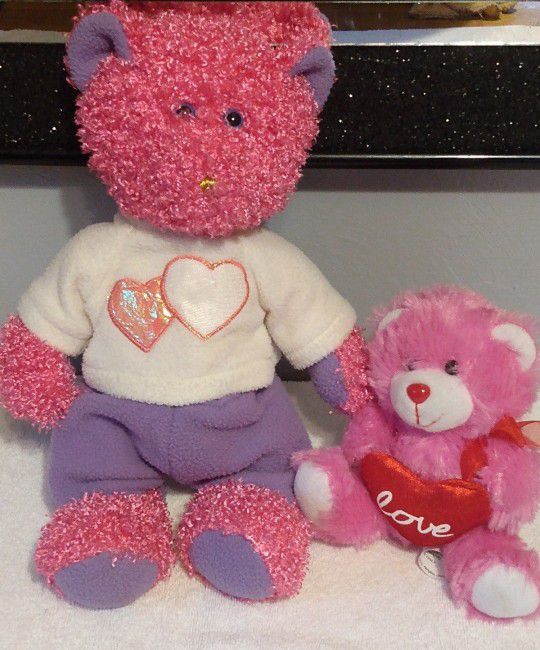 Teddy Bear Stuffed Animal  Toys Bundle Pink 😍 