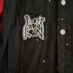 Small Red And Black Bomber Jacket 