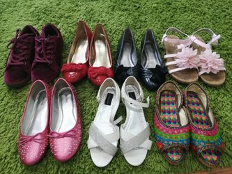 Girl(8-10 years) foot wear - new